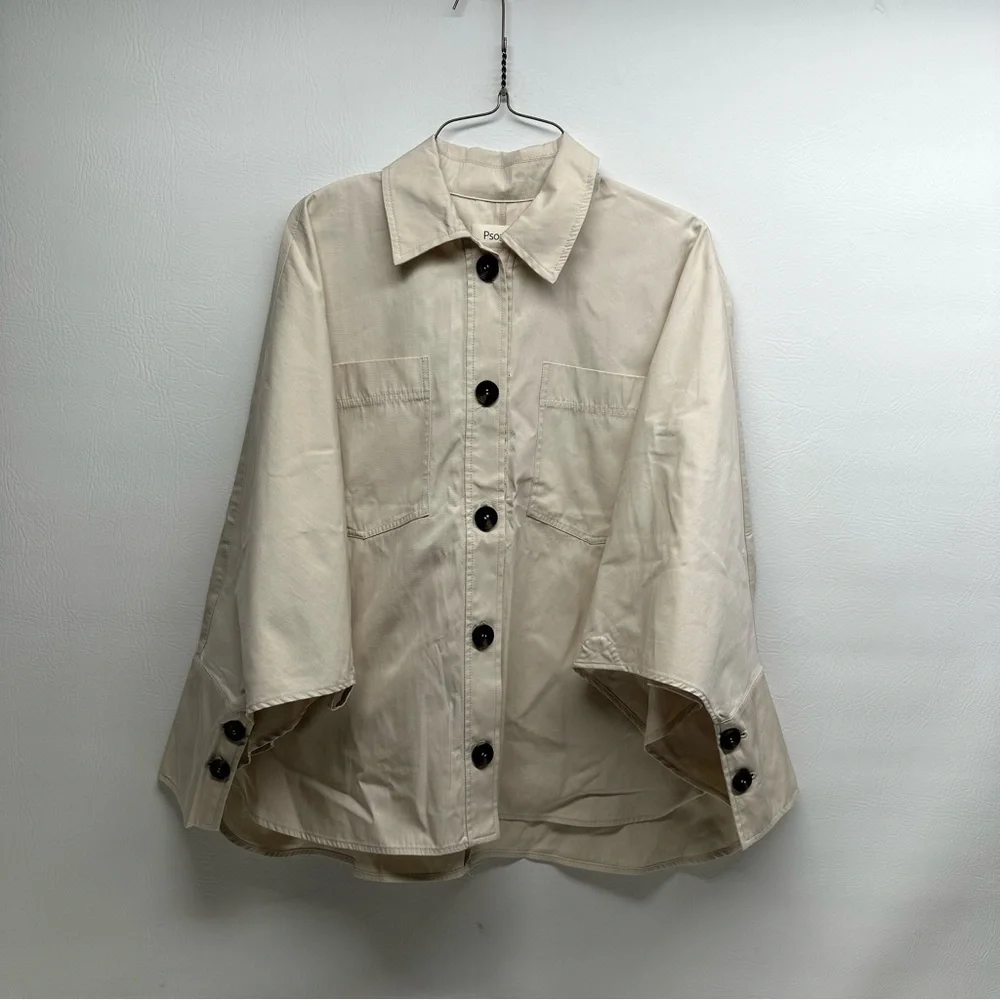 PSOPHIA BEIGE OUTFIT 2pieces pants 38 jacket M - Picture 13 of 16